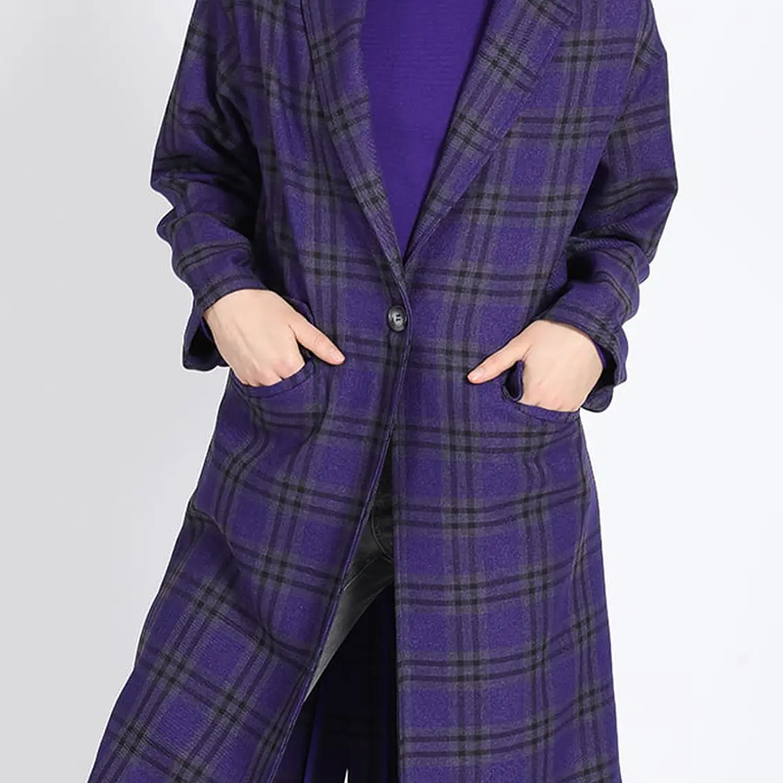 TAPADO CON SOLAPA CUADRILLE VIOLETA NEGRO 4