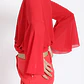 BLUSA M/L CRUZADA ESCOTE V CORTA PUÑO VUELO ROJO (TALLA S) - Miniatura 4