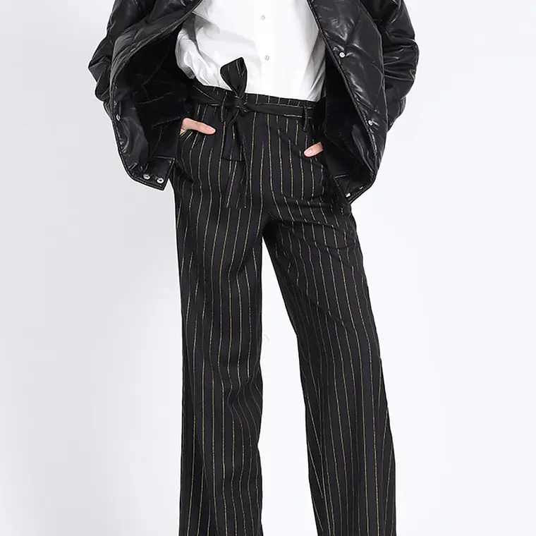 CHAQUETON TIPO BOMBER ECOCUERO ACOLCHADO FORRO PIEL NEGRO (TALLA M) 4