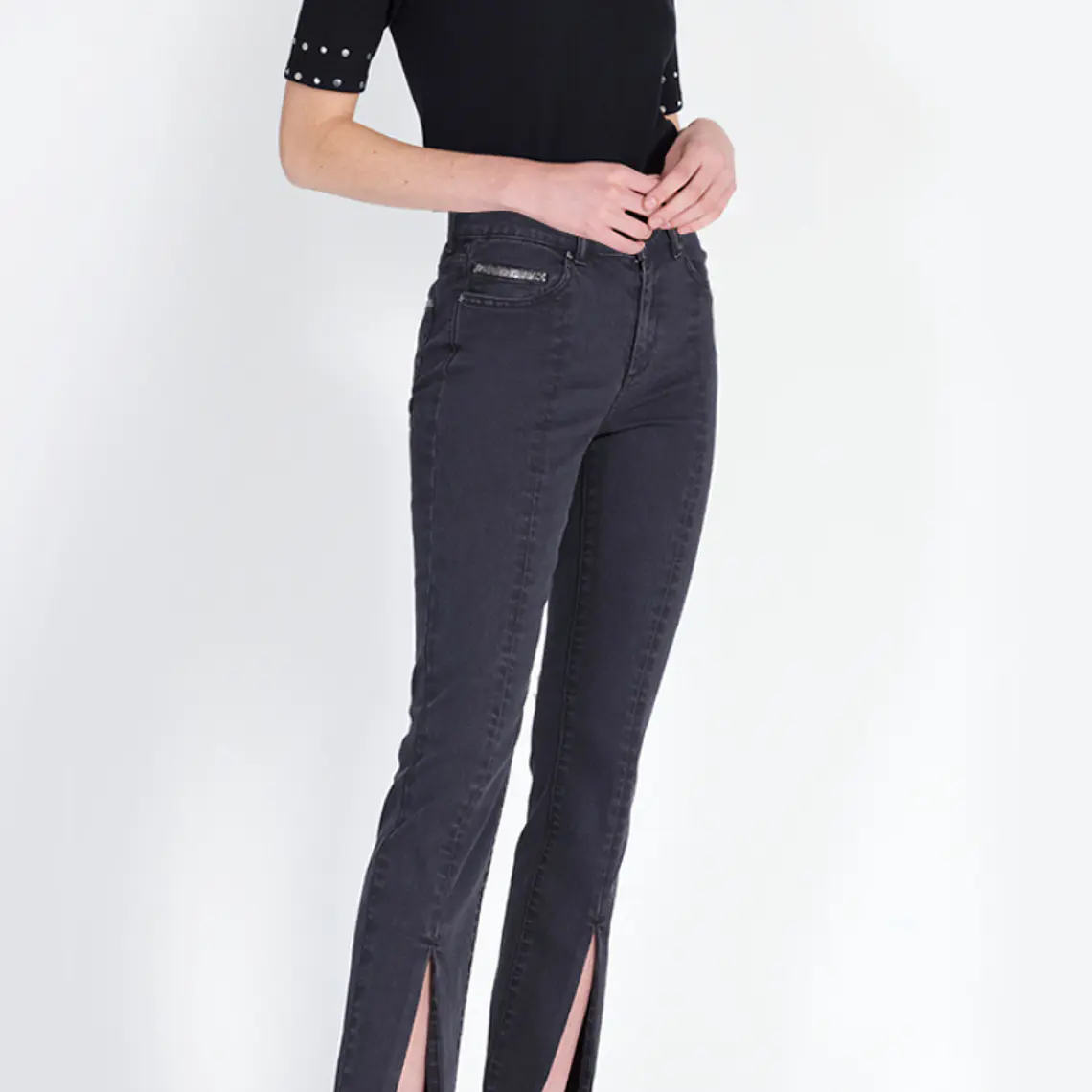 JEANS SLIM  TIRO MEDIO 1