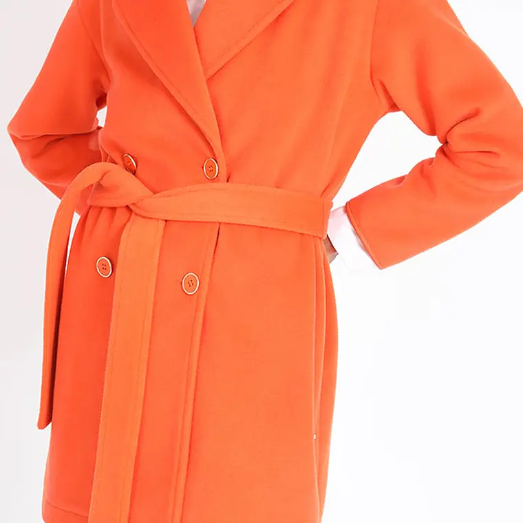 CHAQUETON MUFLON MELANGE  NARANJO 6