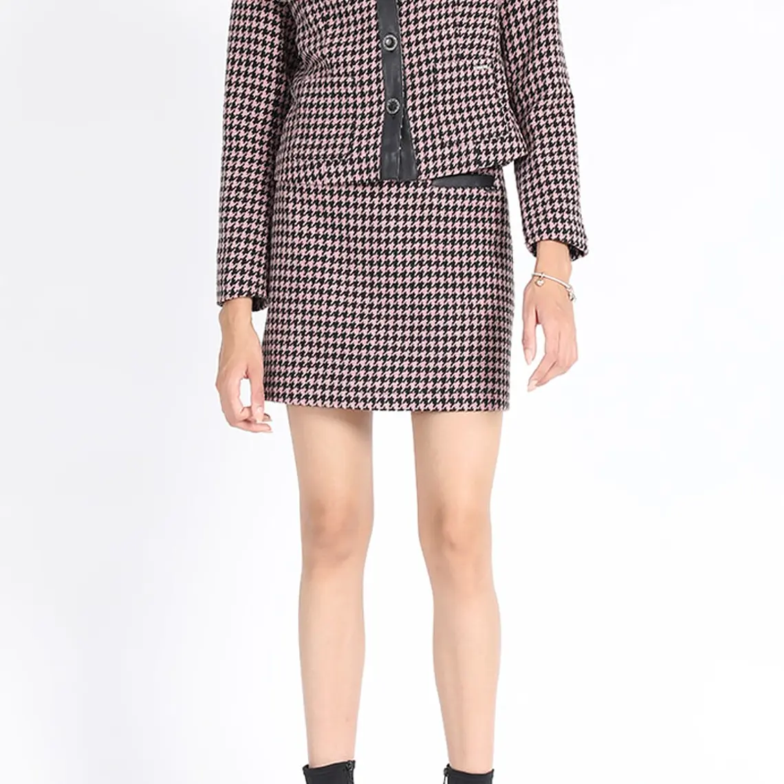 FALDA MINI PIED DE PAUL  NEGRO 2