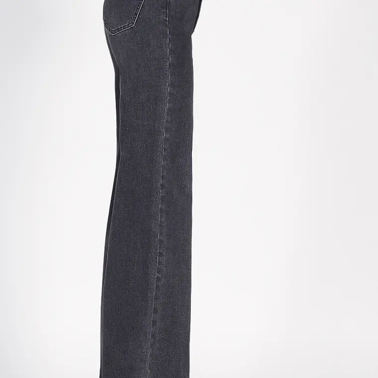 JEANS PALAZZO GABARDINA COLOR NEGRO 4