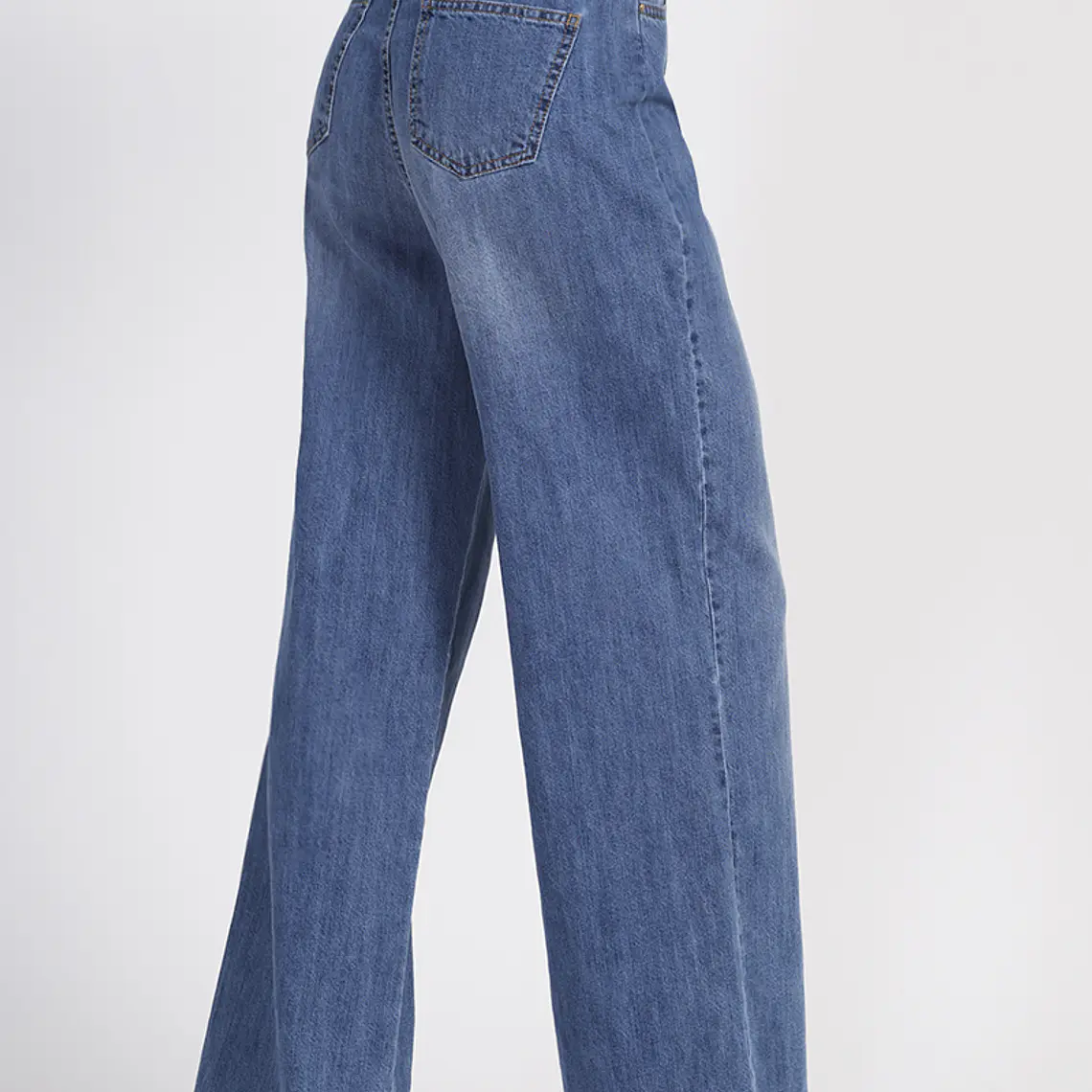 JEANS PALAZZO ALGODÓN AZUL 4