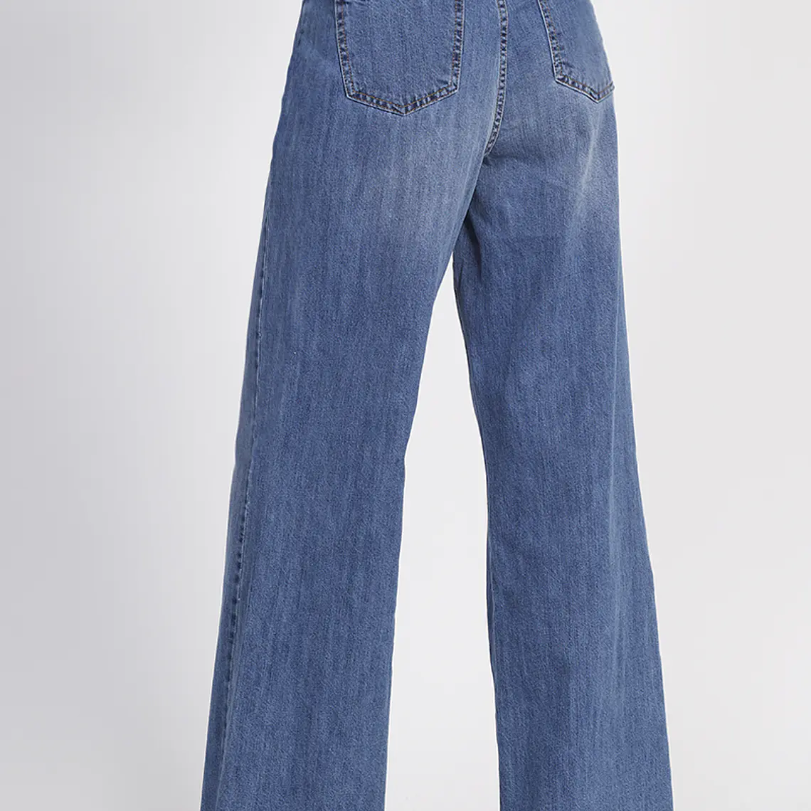 JEANS PALAZZO ALGODÓN AZUL 6