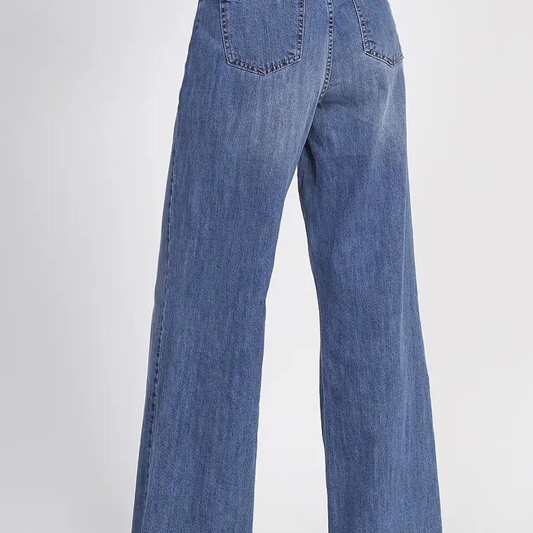 JEANS PALAZZO ALGODÓN AZUL 6
