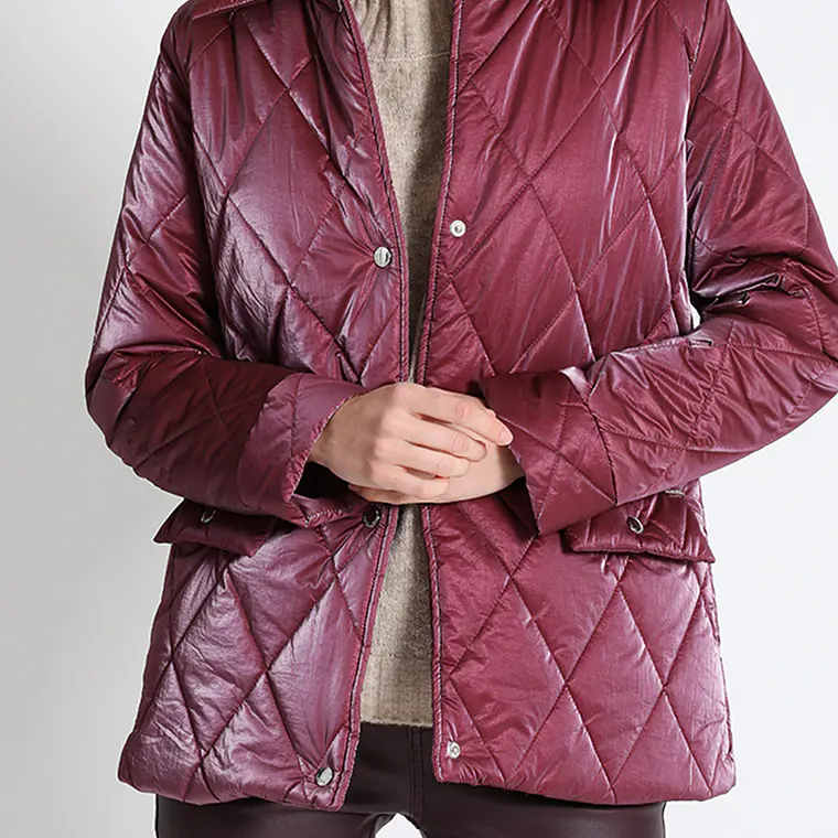 PARKA RECTA IRIDISCENTE BURDEO 5