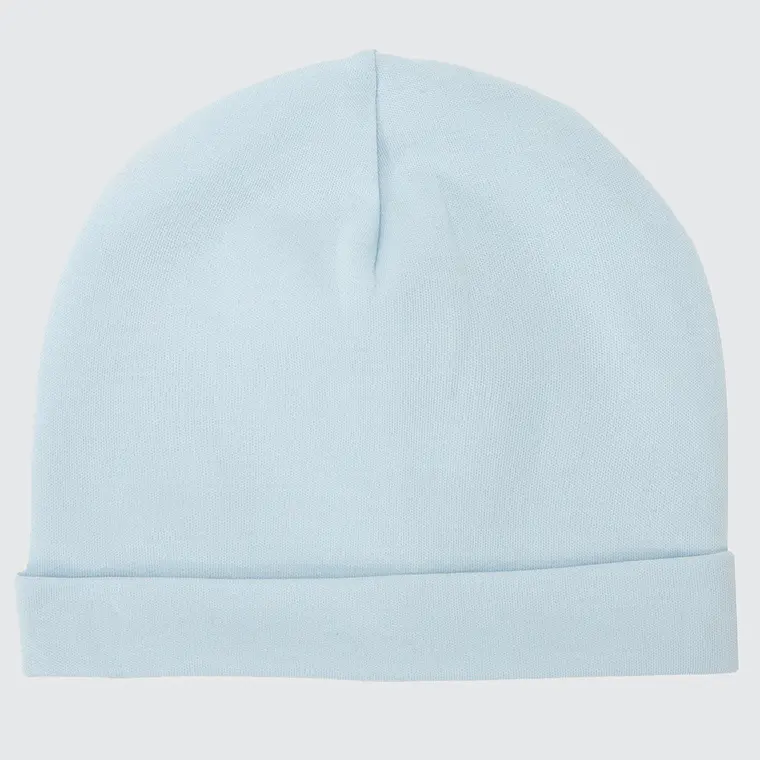 GORRO CELESTE BEBÉ ALGODÓN PERUANO (TALLA ÚNICA) 1