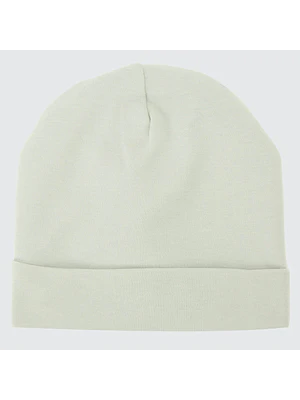 GORRO GRIS BEBÉ ALGODÓN PERUANO (TALLA ÚNICA)