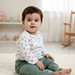 PACK PANTALONES BLANCO VERDE OSITOS ALGODÓN PERUANO (24 MESES) - Miniatura 5