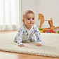 PACK PANTALONES BLANCO CELESTE PERRITOS ALGODÓN PERUANO (18 y 24 MESES) - Miniatura 4