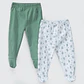 PACK PANTALONES BLANCO VERDE OSITOS ALGODÓN PERUANO (24 MESES) - Miniatura 1