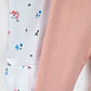 PACK PANTALONES BLANCO ROSA FLORES ALGODÓN PERUANO (24 MESES) - Miniatura 3