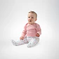 PACK PANTALONES BLANCO ROSA FLORES ALGODÓN PERUANO (24 MESES) - Miniatura 4
