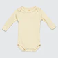 BODY BEIGE BORDADO ALGODÓN PERUANO (RN y 3 MESES) - Miniatura 1