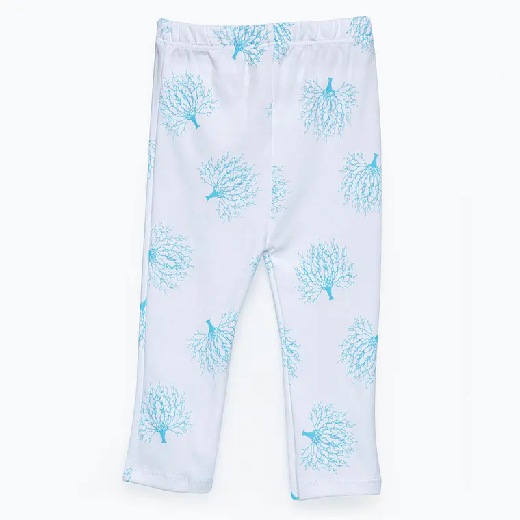 PIJAMA TURQUESA RAMAS ALGODÓN PERUANO (12 y 18 MESES) 3