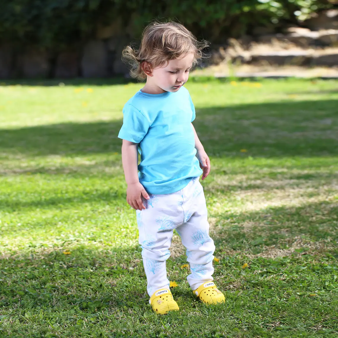 PIJAMA TURQUESA RAMAS ALGODÓN PERUANO (12 y 18 MESES) 4