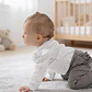 PACK BODY BLANCO GRIS CINTA ROSA ALGODÓN PERUANO (RN a 24 MESES) - Miniatura 5