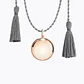 LLAMADOR DE ÁNGELES JOY PINK GOLD CORDON GRIS - Miniatura 1