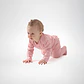 PACK BODY BLANCO ROSA FLORES ALGODÓN PERUANO (6 a 24 MESES) - Miniatura 6