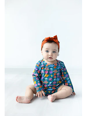 BODY VERDE GALAXIA ALGODÓN PERUANO (6 MESES)