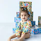 BODY IVORY PÁJAROS Y HOJAS ALGODÓN PERUANO (12 MESES) - Miniatura 4