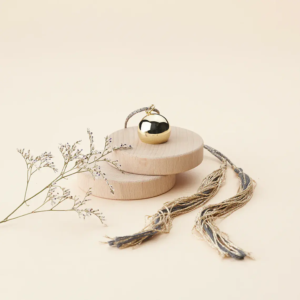LLAMADOR DE ÁNGELES ACAPULCO PINK GOLD CORDON GRIS 2
