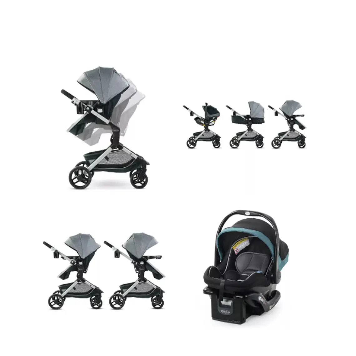 GRACO - COCHE TRAVEL SYSTEM MODES NEST BAYFIELD 3