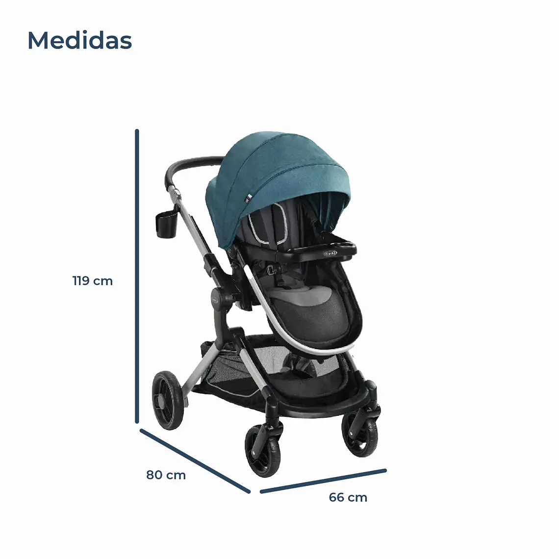 GRACO - COCHE TRAVEL SYSTEM MODES NEST BAYFIELD 2