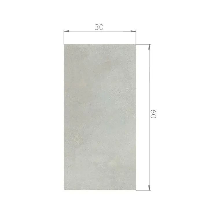 CAJA 1,44 m2 CEMENTARE PEARL MATT GRES MATE 30X60 RT/($9.715/m2)  5