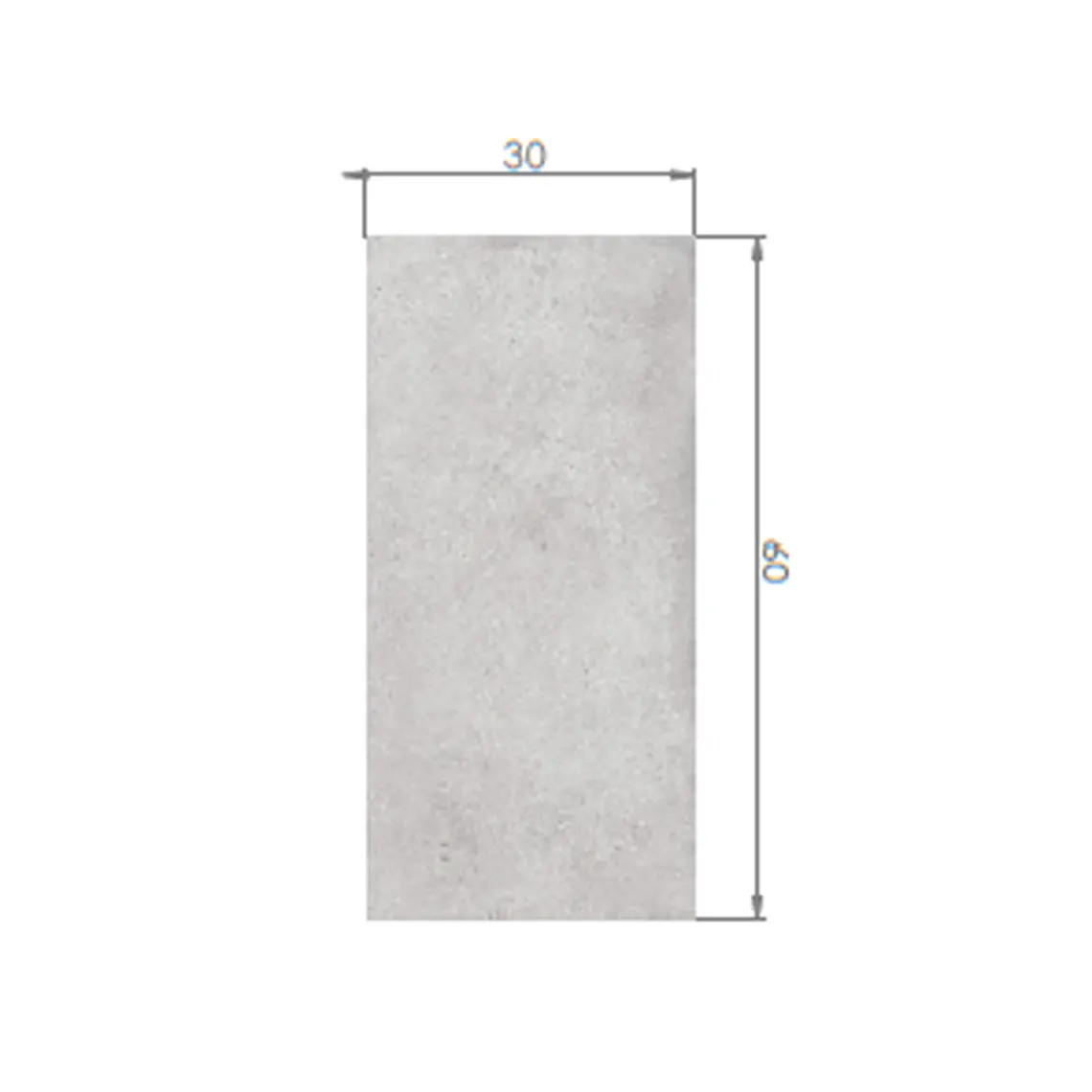 CAJA 1,44 m2 TS002 T-STONE LIGHT GREY GRES MATE 30X60 RT ($9.715/m2) 4