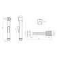 JUEGO DUCHA BIDET ARABE CROMO - Miniatura 4