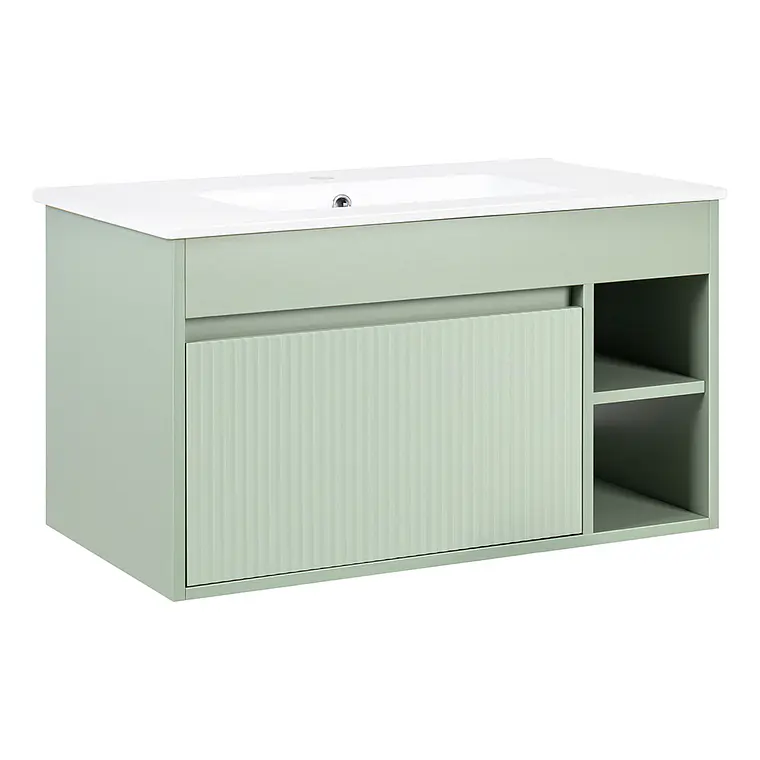 MUEBLE MARSELLA 70X46/ COLOR SAGE GREEN TEXTURADO/CUBIERTA Y MUEBLE (SIN GRIFERÍA) 1