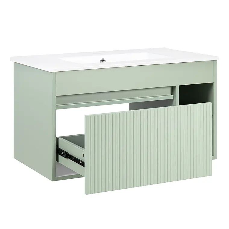 MUEBLE MARSELLA 70X46/ COLOR SAGE GREEN TEXTURADO/CUBIERTA Y MUEBLE (SIN GRIFERÍA) 2