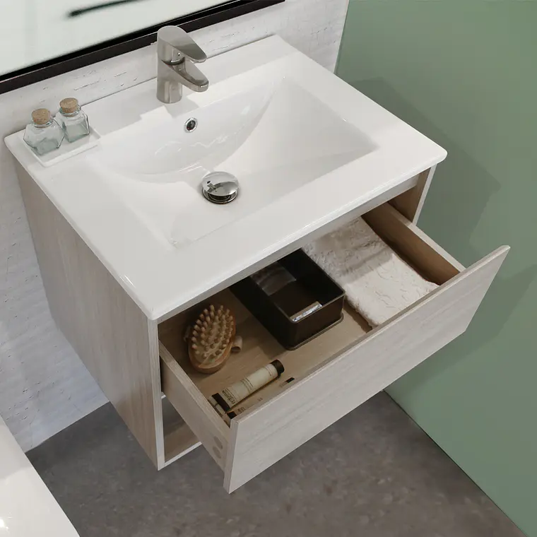 MUEBLE ZOE 100X46/ACACIA/CUBIERTA Y MUEBLE (SIN GRIFERÍA) 3