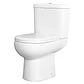 TAZA Y ESTANQUE WC ATOS VERTICAL CON ASIENTO, FIJACIONES Y MANGUITO EXCÉNTRICO 90 MM. - Miniatura 4