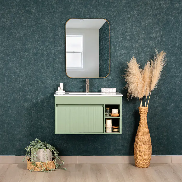 MUEBLE MARSELLA 70X46/ COLOR SAGE GREEN TEXTURADO/CUBIERTA Y MUEBLE (SIN GRIFERÍA) 6