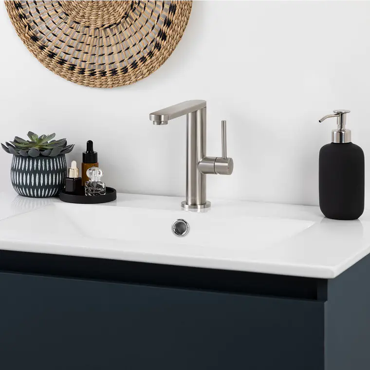 MONOMANDO LAVAMANOS VEROLI INOX SATINADO 4