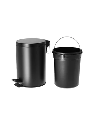 BASURERO NEGRO MATE 8 L