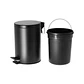 BASURERO NEGRO MATE 8 L - Miniatura 2