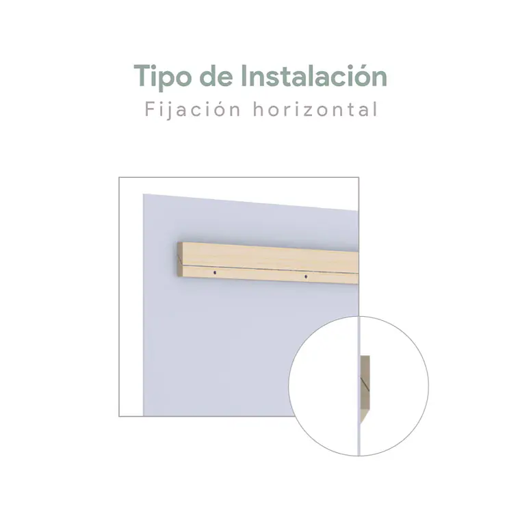 ESPEJO 80×100 CM, 4 MM, FIJACIÓN CON LISTÓN DE MADERA 2