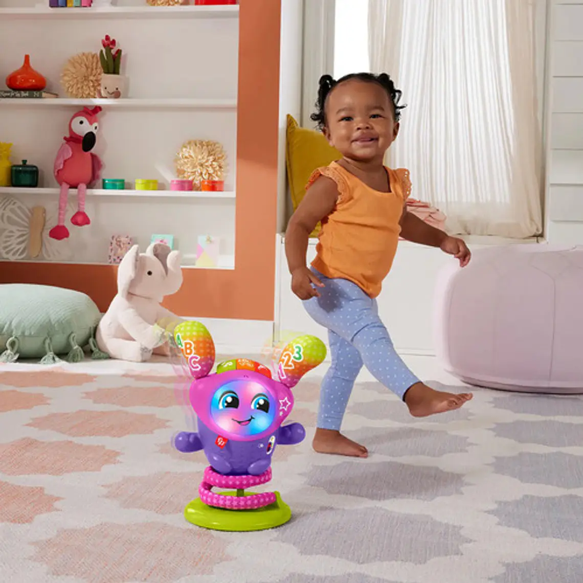 FISHER-PRICE JUGUETE PARA BEBÉS DJ BELLE SALTA Y APRENDE 3