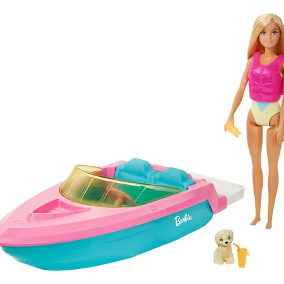 BARBIE SET DE JUEGO BOTE ACUÁTICO CON MUÑECA 8
