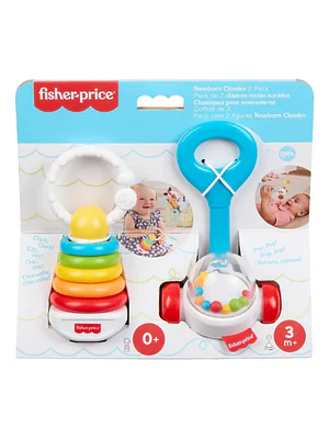 SET FISHER - PRICE BÁSICOS DIVERTIDOS SONAJAS BEBÉ NACIMIENTO