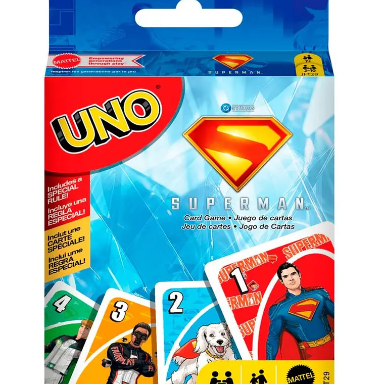 UNO JUEGO DE CARTAS SUPERMAN 2