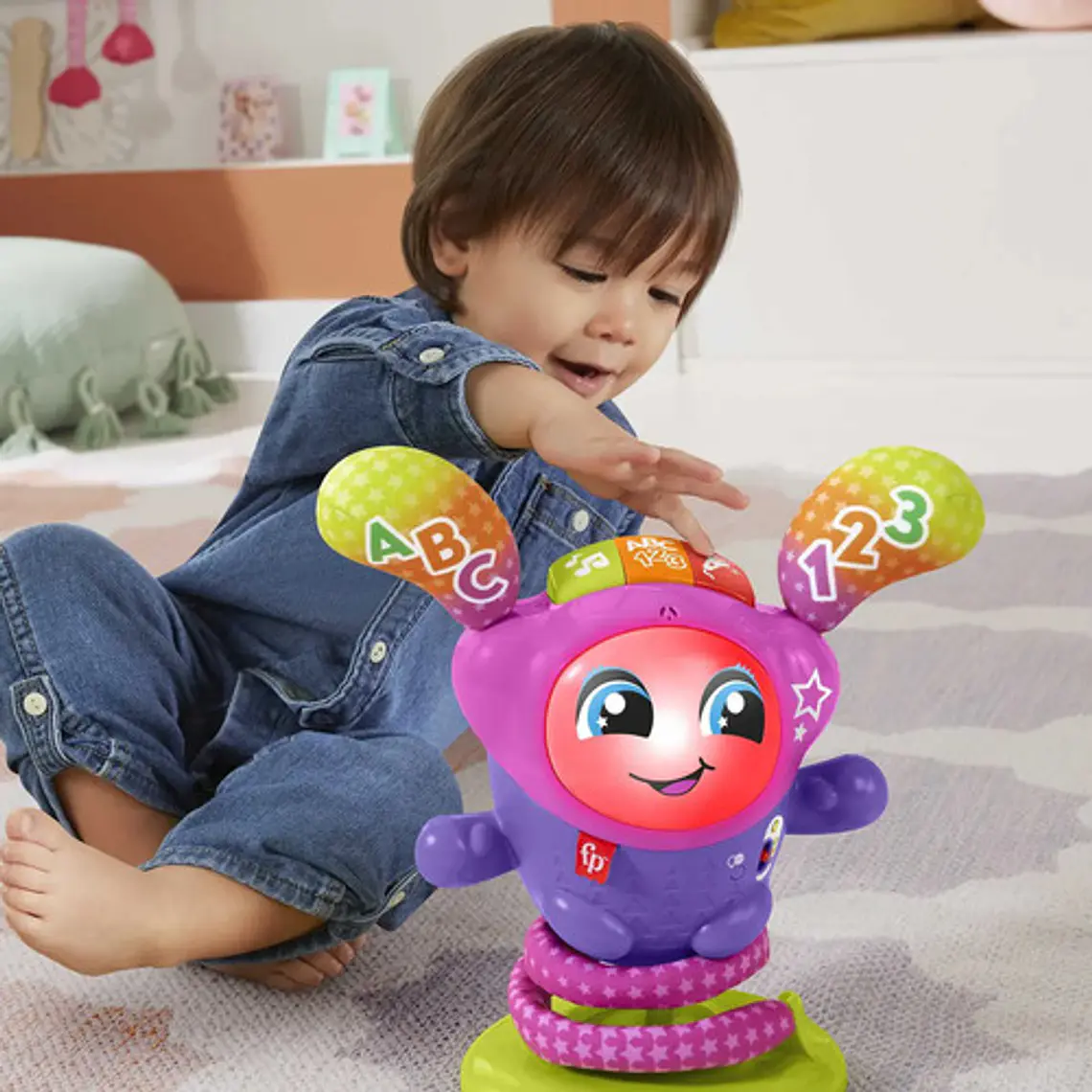 FISHER-PRICE JUGUETE PARA BEBÉS DJ BELLE SALTA Y APRENDE 7