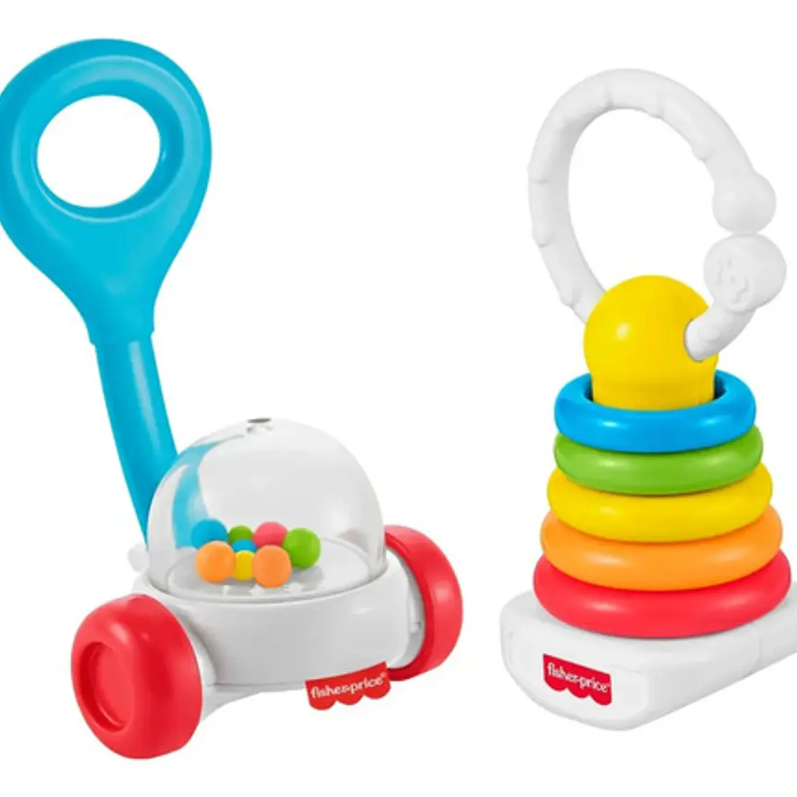 SET FISHER - PRICE BÁSICOS DIVERTIDOS SONAJAS BEBÉ NACIMIENTO 3