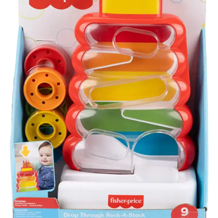 FISHER-PRICE APILADOR DROP THROUGH ROCK?A?STACK 9+ MESES 4