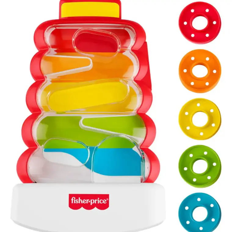 FISHER-PRICE APILADOR DROP THROUGH ROCK?A?STACK 9+ MESES 6