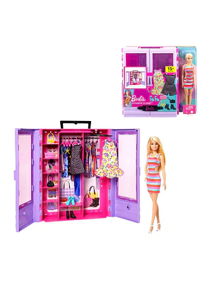 BARBIE SET DE JUEGO CLÓSET DE LUJO CON MUÑECA
